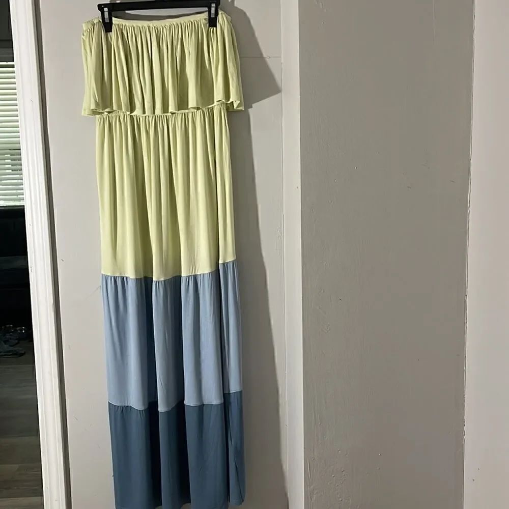 LASCANA STRAPLESS MAXI DRESS SIZE 8 - Picture 4 of 8